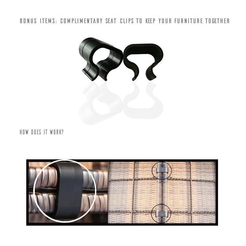 Dayse Wicker/Rattan 8 - Person Seating Group with Cushions