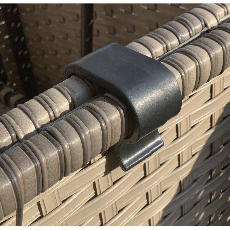 Alhambra Wicker/Rattan 8 - Person Seating Group with Cushions