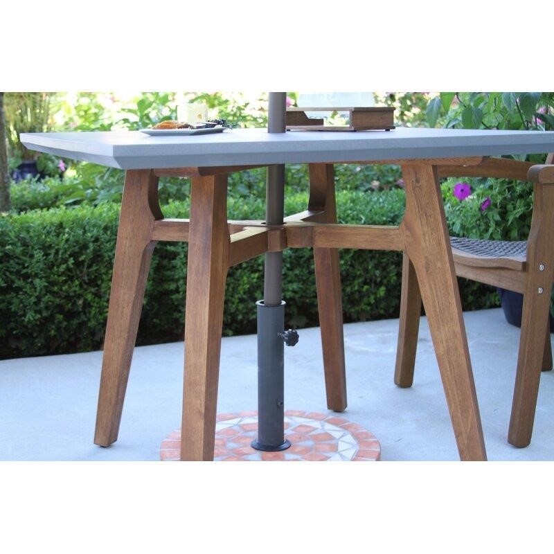 Mankato Square 36'' Long Dining Set with Cushions