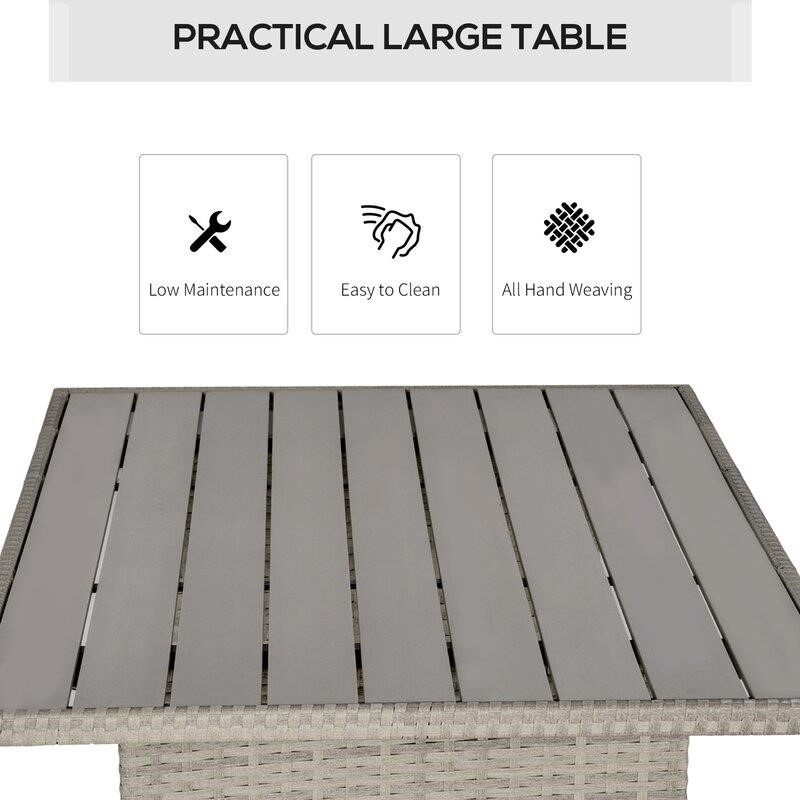 Wicker/Rattan 7 - Person Seating Group with Cushions