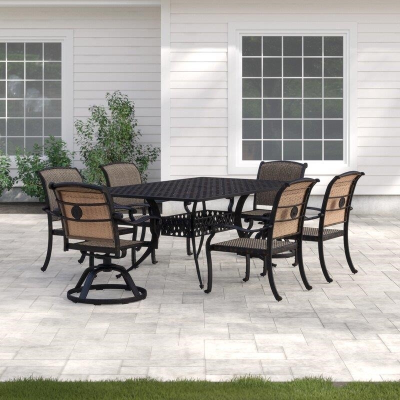 Harland Rectangular 6 - Person 72'' Long Dining Set