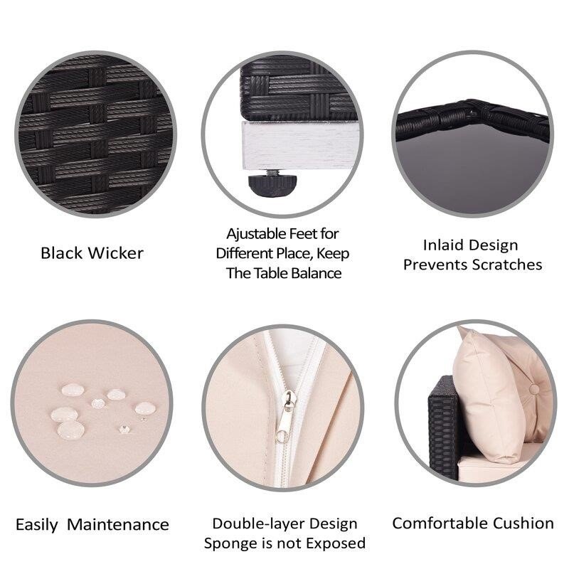 Erlond 300 - Person Seating Group with Cushions