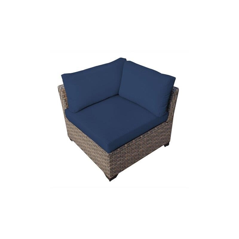 Rochford Wicker/Rattan 7 - Person Seating Group with Cushions
