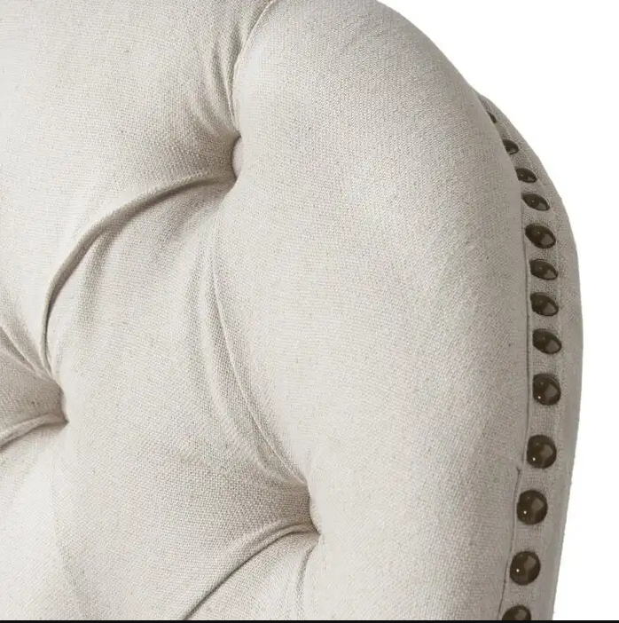 Tufted Wingback Chair & Ottoman