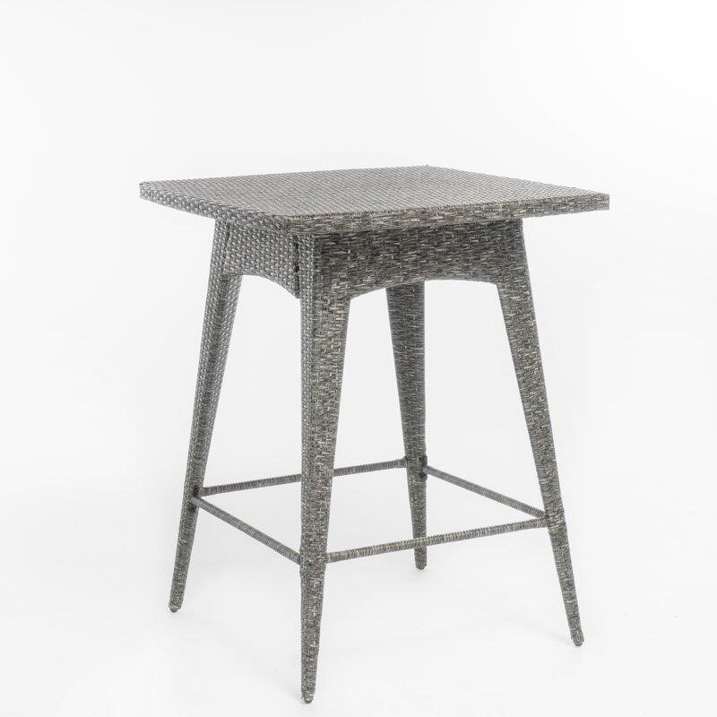 Billie-Anne Square 4 - Person 32.5'' Long Bar Height Dining Set with Cushions