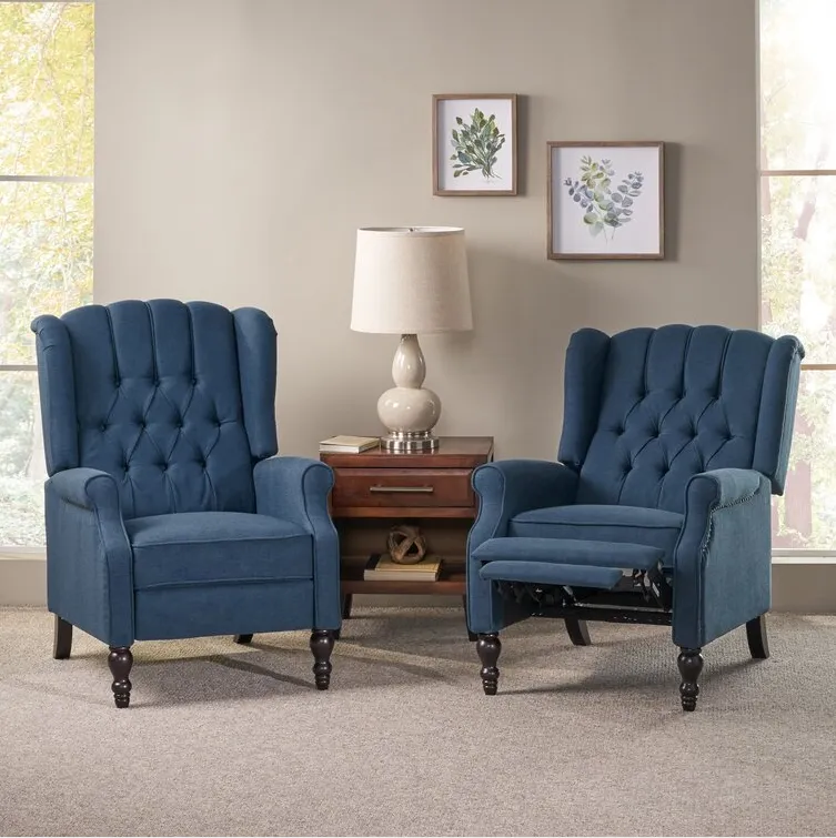 Val 28.50'' Manual Wing Recliner (Set of 2)