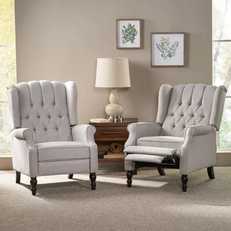 Val 28.50'' Manual Wing Recliner (Set of 2)