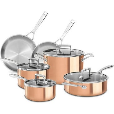 KitchenAid 10 Piece Aluminum Cookware Set