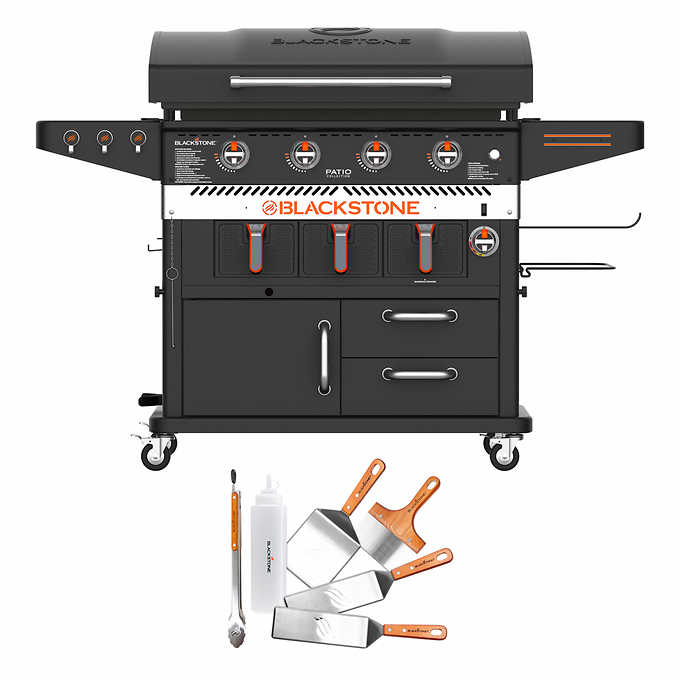 Blackstone Patio 36” Cabinet Griddle w/Air Fryer and Deluxe Tool Kit
