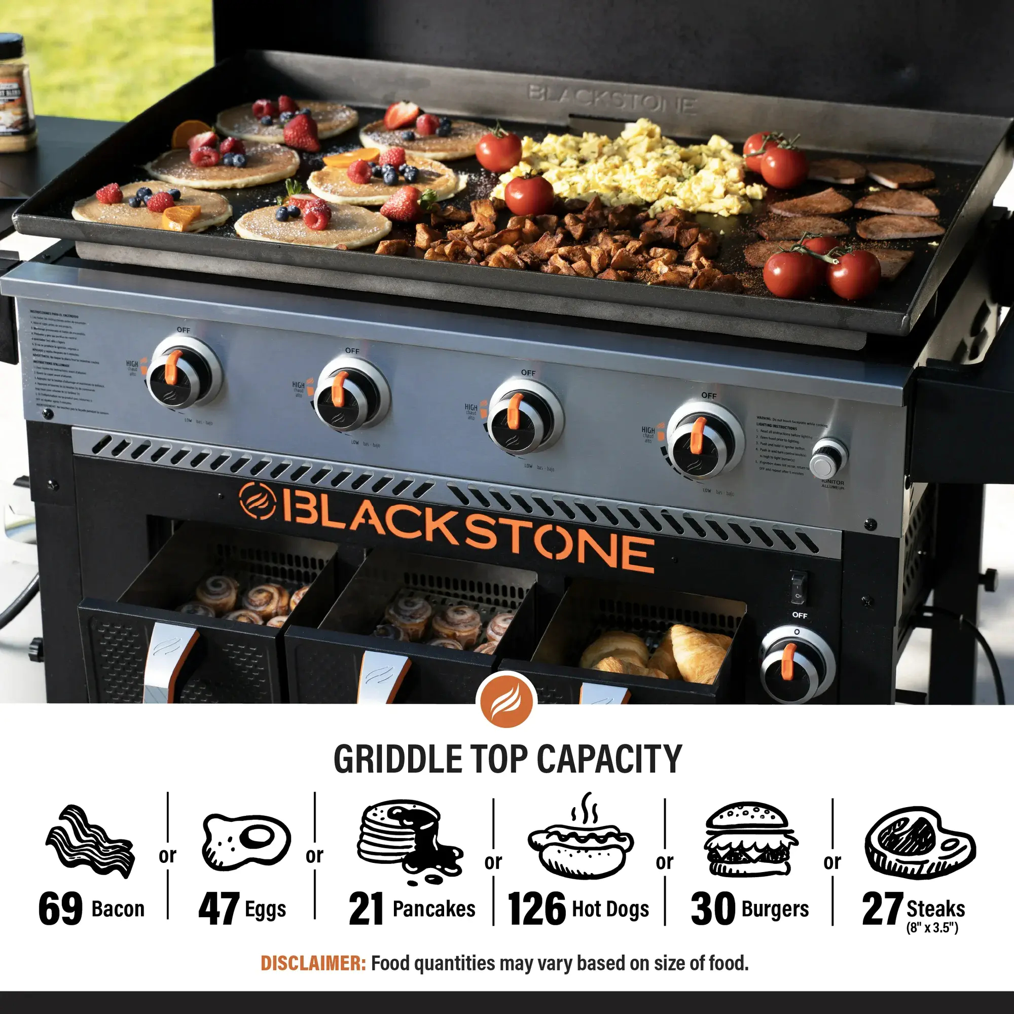 Blackstone 36in. Griddle with Hood & Front Shelf
