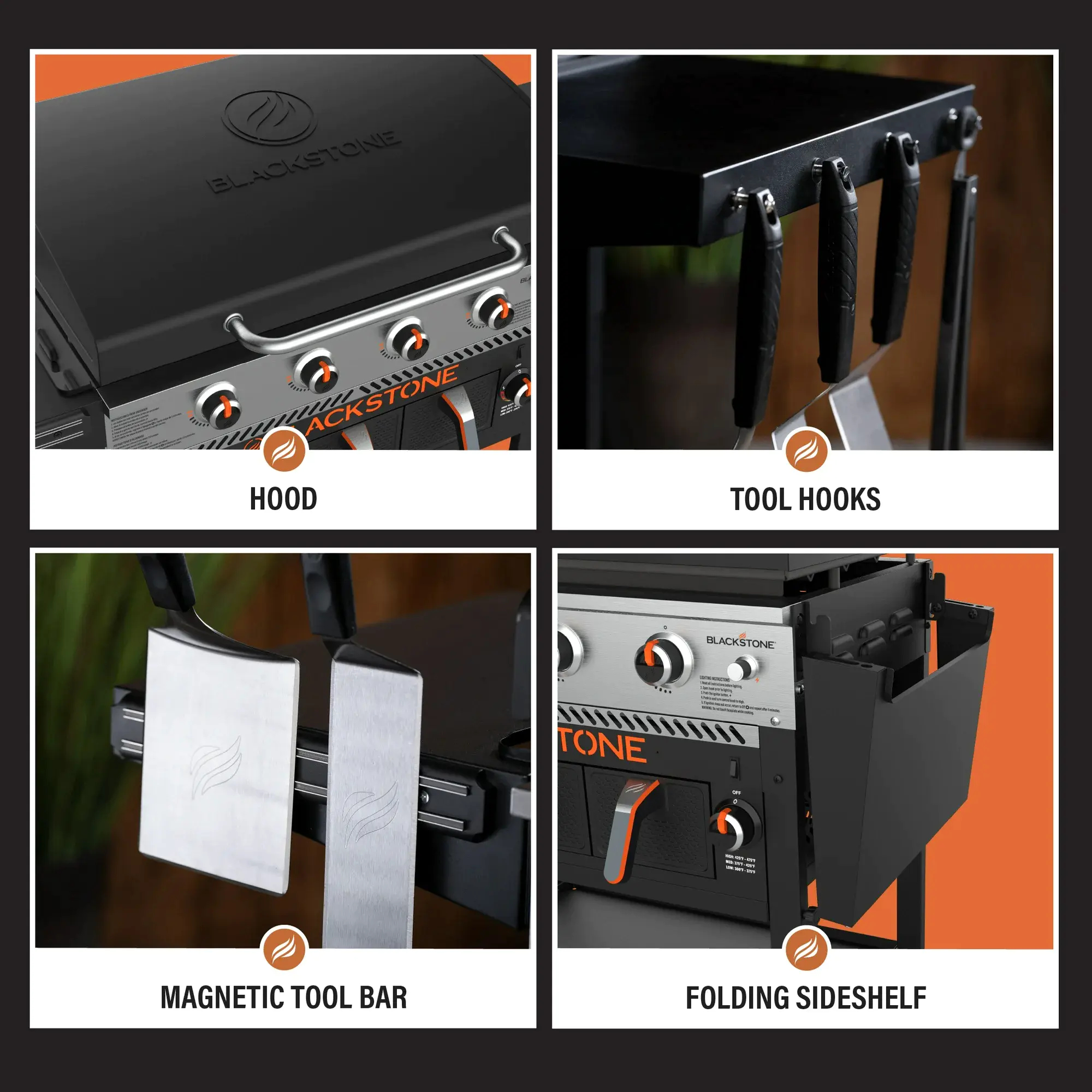 Blackstone 36in. Griddle with Hood & Front Shelf