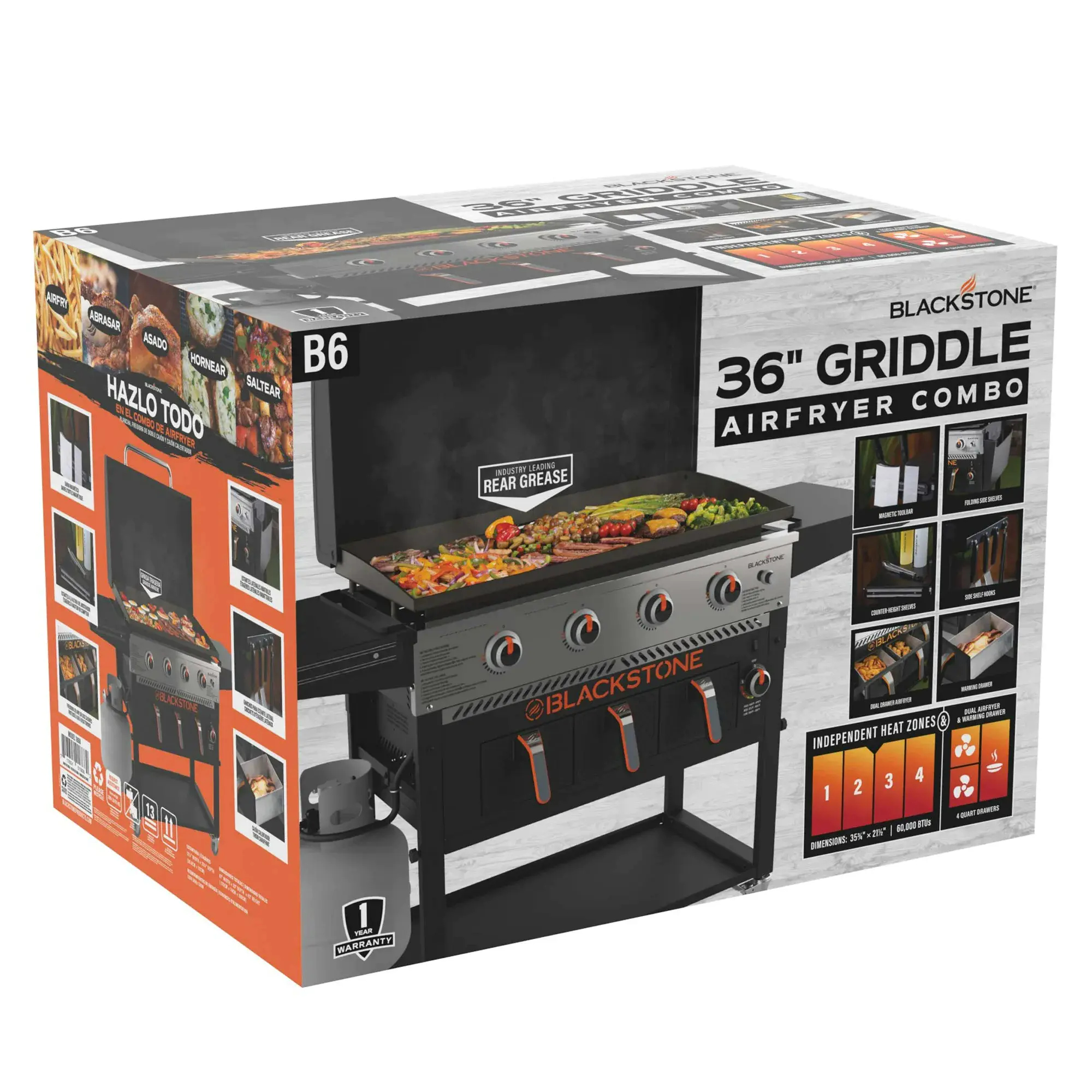 Blackstone 36in. Griddle with Hood & Front Shelf