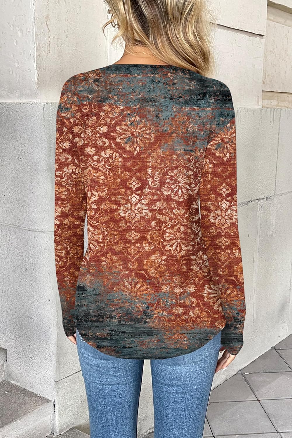 Zeagoo Women Long Sleeve Tops Dressy Casual V Neck Tshirts Basics Tee 2025 Fall Trendy Clothes