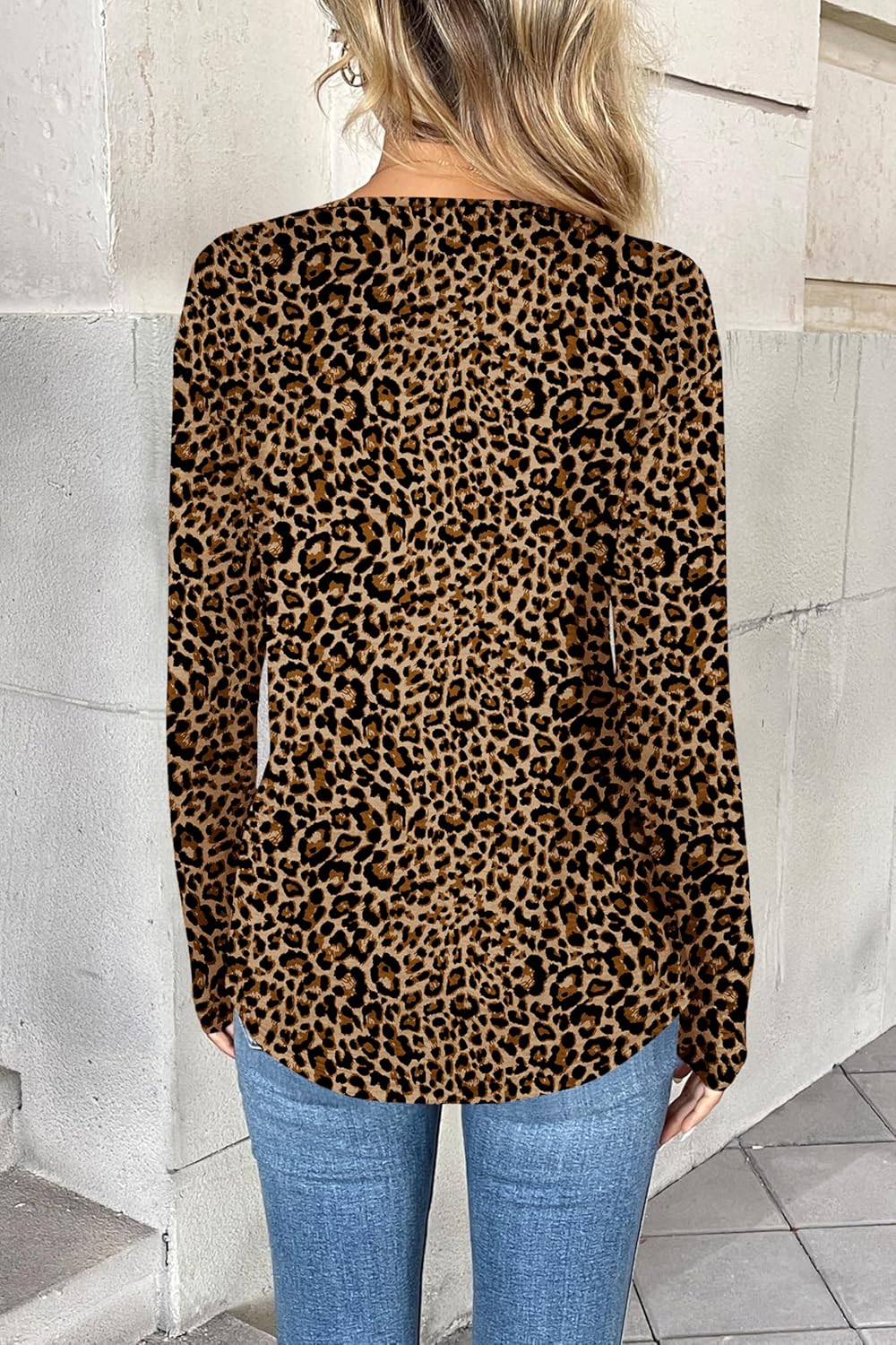 Zeagoo Women Long Sleeve Tops Dressy Casual V Neck Tshirts Basics Tee 2025 Fall Trendy Clothes