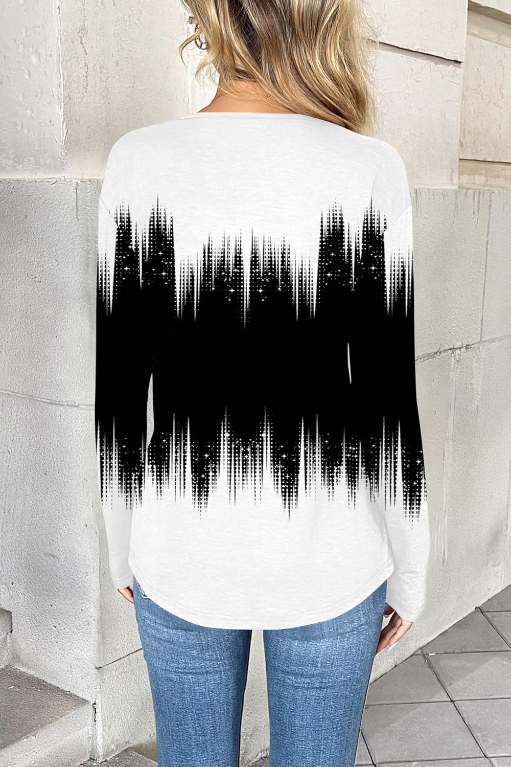 Zeagoo Women Long Sleeve Tops Dressy Casual V Neck Tshirts Basics Tee 2025 Fall Trendy Clothes