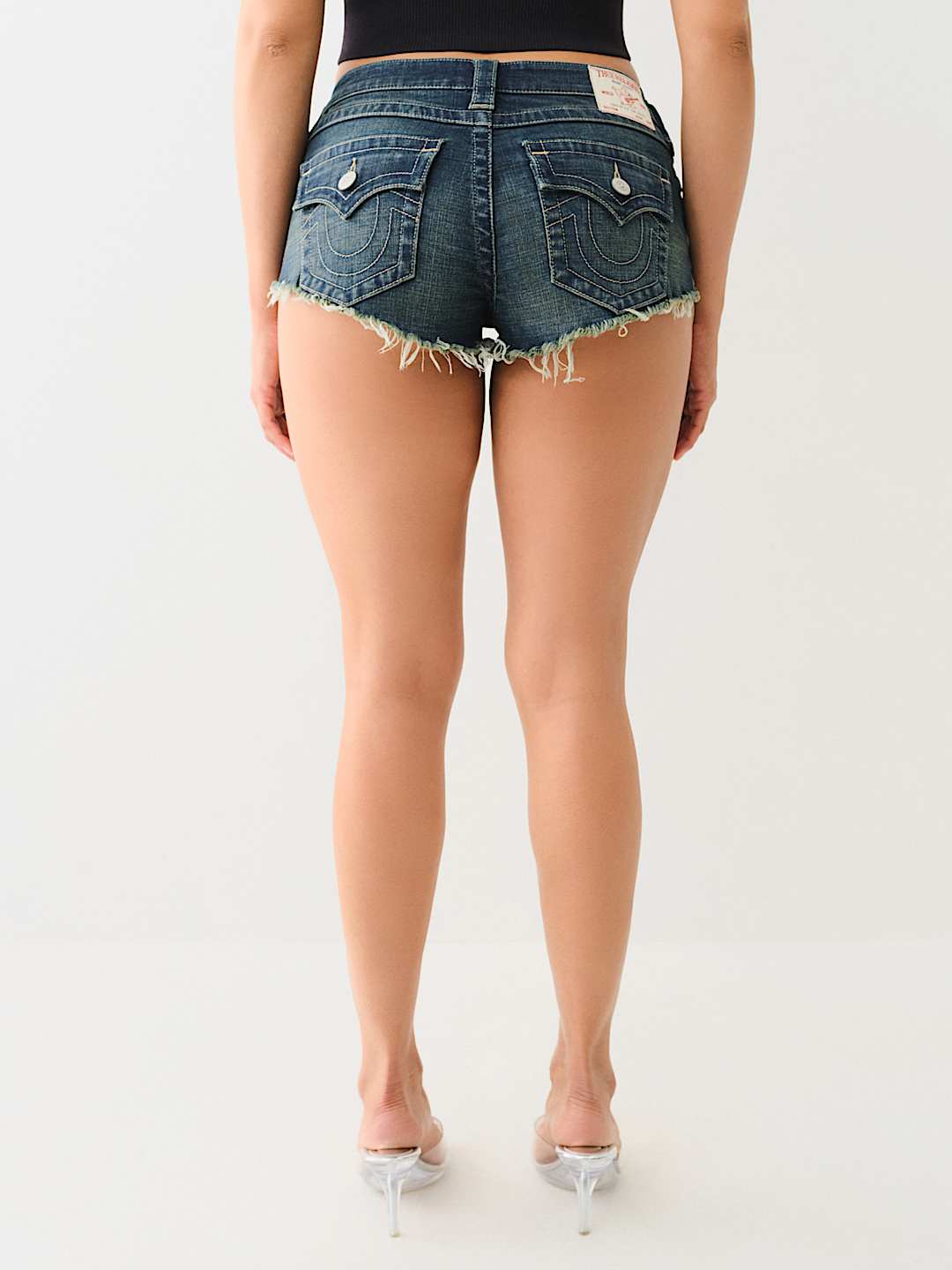 JOEY LOW RISE FRAYED HOT SHORT