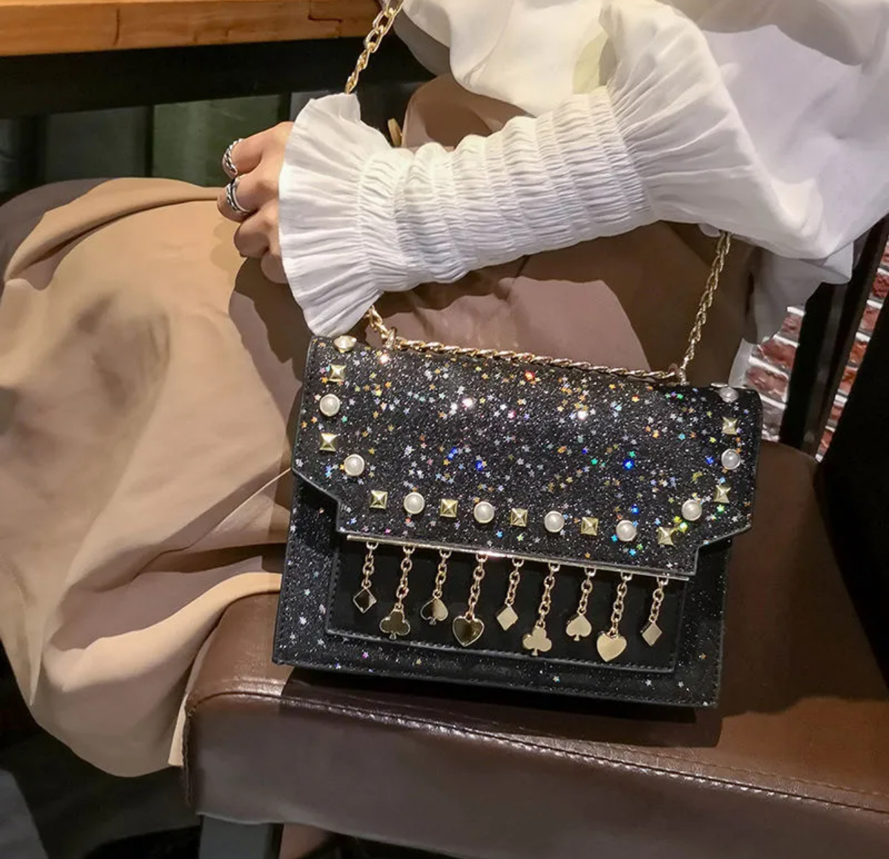 Minimalist Handbag Women's Cross-border Wholesale Fashion Handbag Single Shoulder Bag Premium PU Retro Underarm Bag