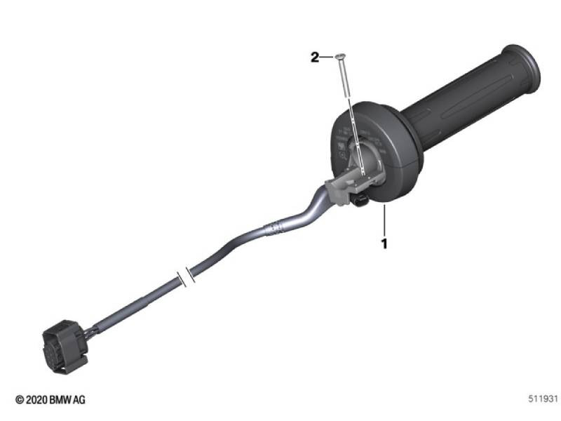 BMW Throttle Grip E - S1000RR