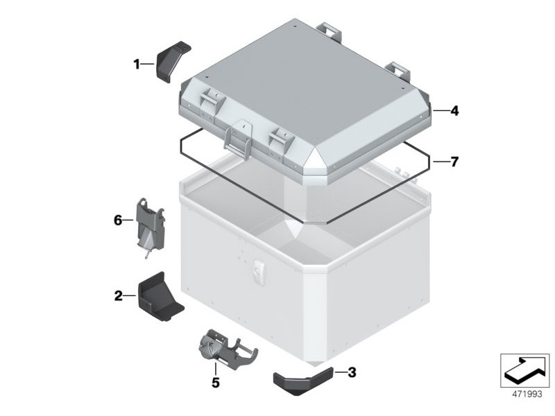 Couvercle de topcase