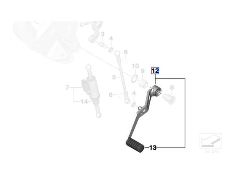 BMW Gear Lever - F900XR