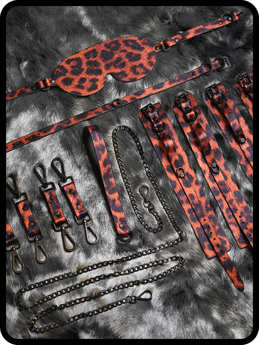 “Bound by Desire” – Handcrafted Luxury Leather Bondage Ensemble for Power & Elegance