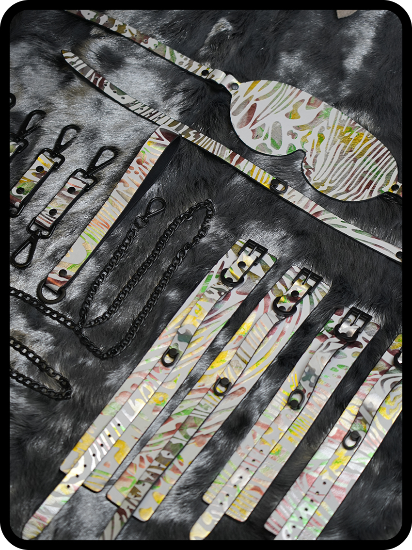 “Bound by Desire” – Handcrafted Luxury Leather Bondage Ensemble for Power & Elegance