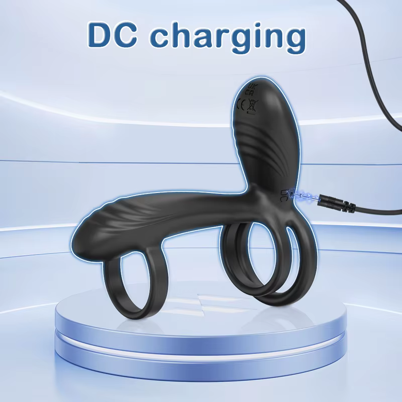 Remote Control Vibrating Cock Ring – Delay Support & 360° Rotating Prostate Massager