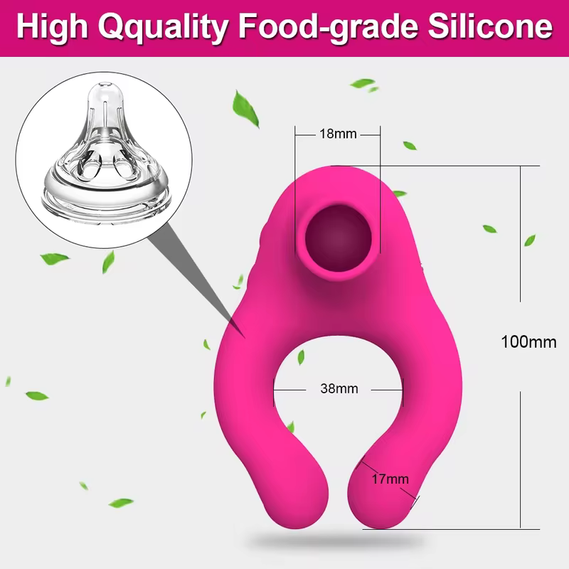 Vibrating Silicone Cock Ring – Delay Support & Durability Enhancer for Men