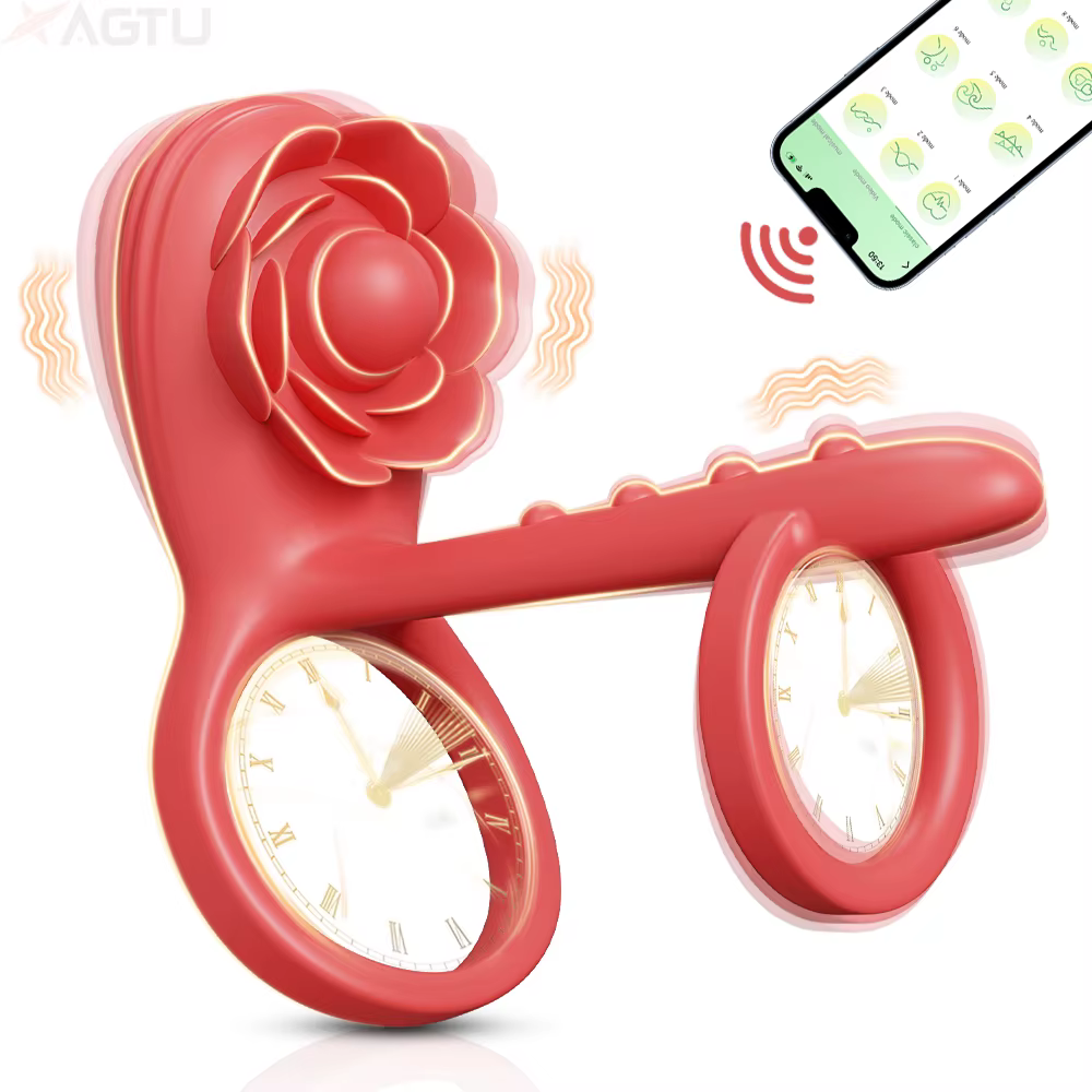 Vibrating Silicone Cock Ring – Delay Support & Dual Stimulation Ring for Men