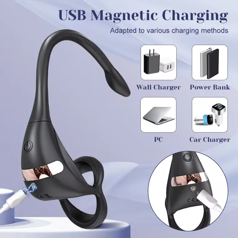 APP Control Vibrating Anal Plug & Cock Ring – Wearable Prostate Massager for Men