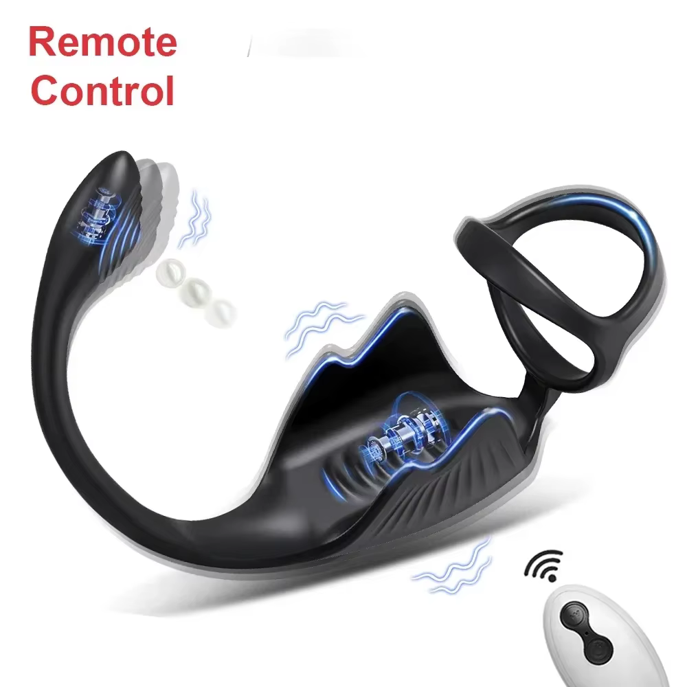 APP Control Vibrating Anal Plug & Cock Ring – Wearable Prostate Massager for Men