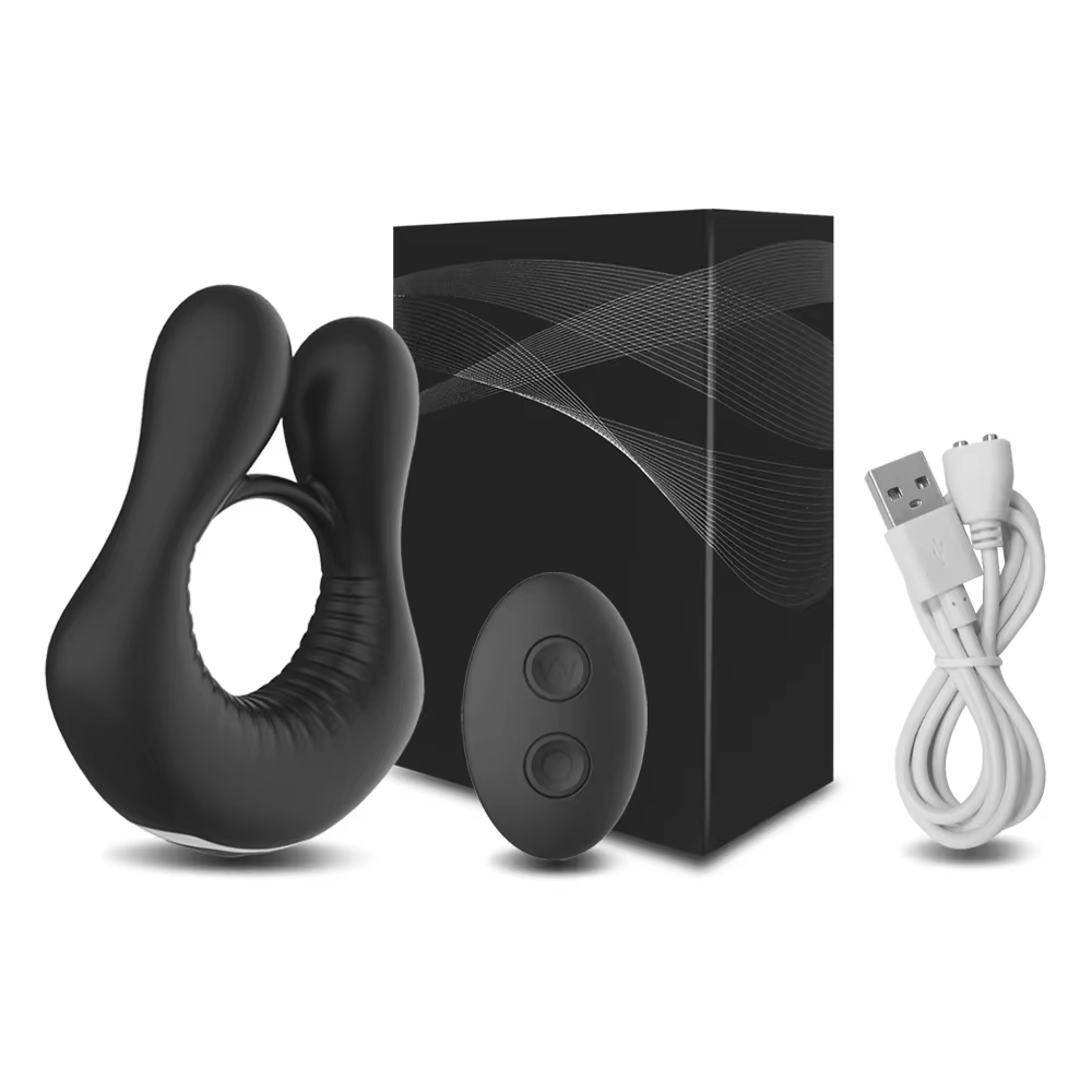 Vibrating Silicone Cock Ring – Delay Support & Durability Enhancer for Men