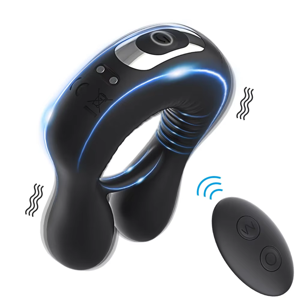 Vibrating Silicone Cock Ring – Delay Support & Durability Enhancer for Men