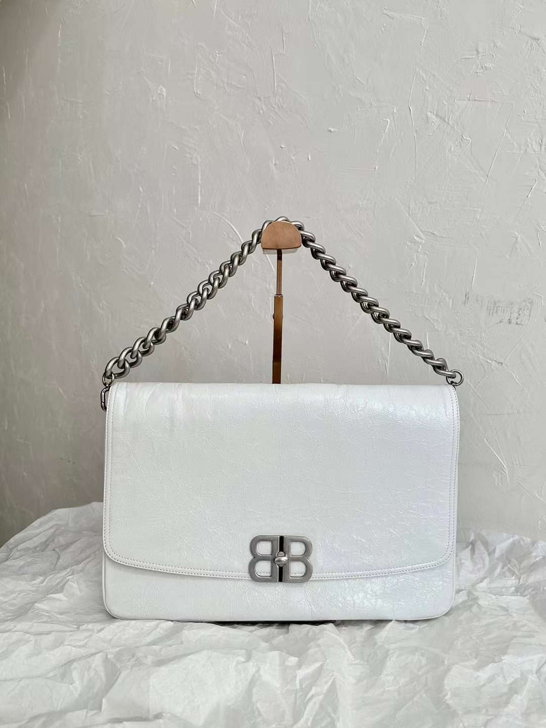 BALEN_GAGA BB SOFT BAG 翻蓋包 白色大號