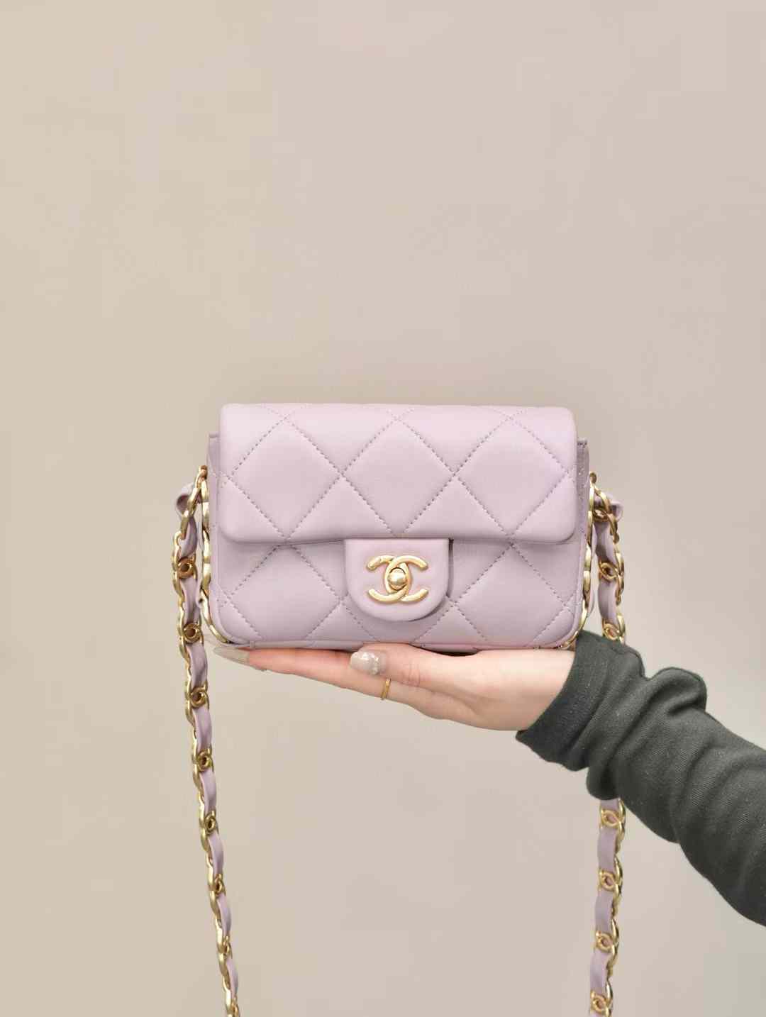 CHANEL 24K 秋冬系列粗鏈條腋下包