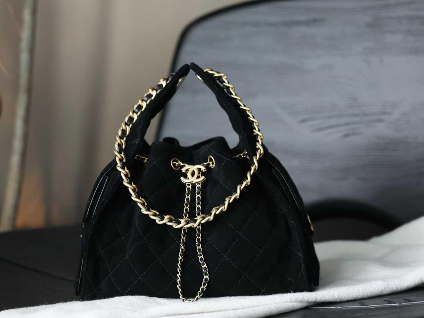 CHAMEL 25bag 嬉皮包 Hobo 黑色