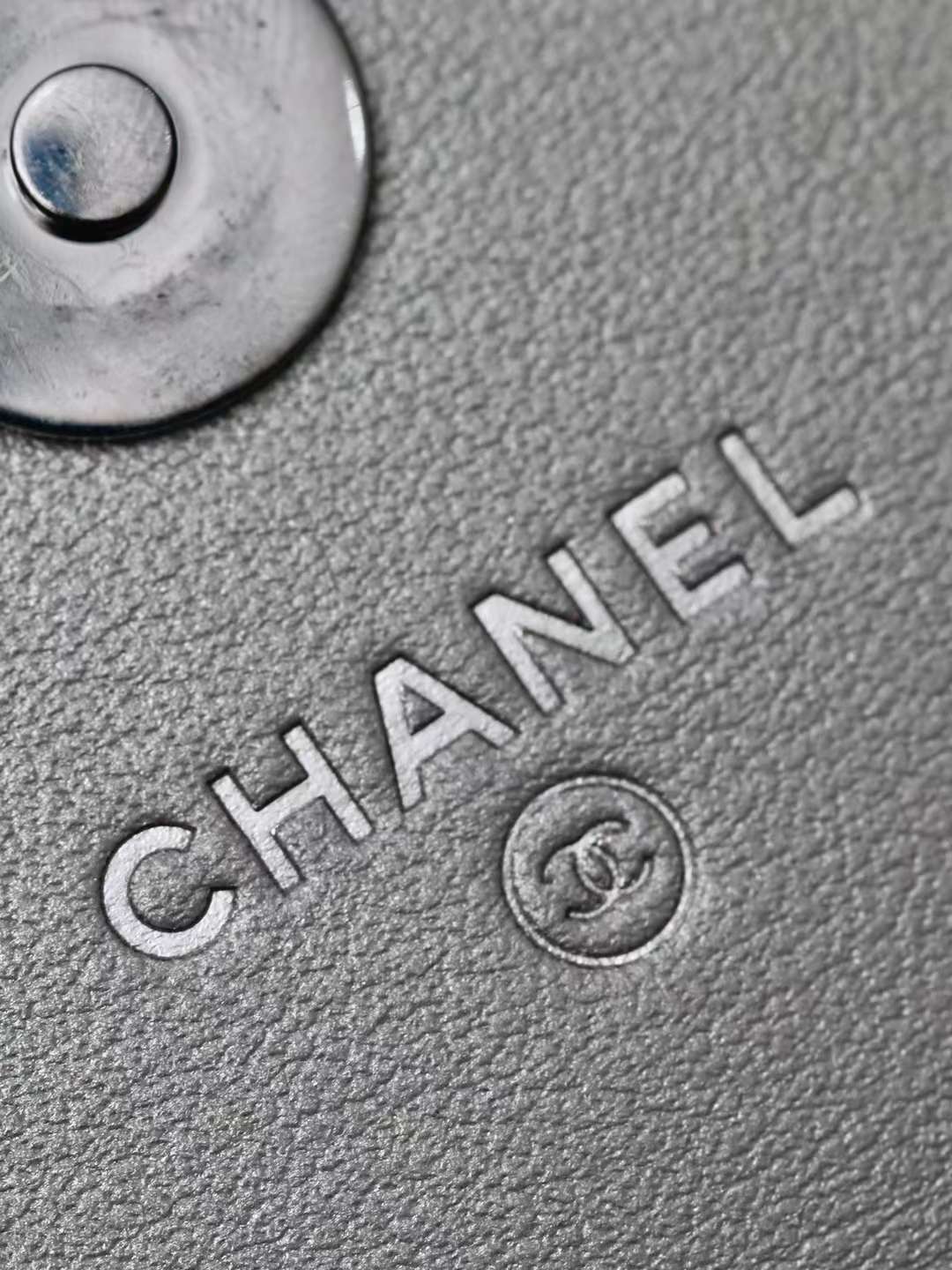 CHANEL 24C 銀色星星腰包/五角星零錢包