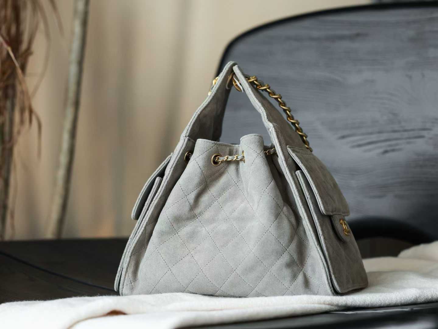 CHAMEL 25bag 嬉皮包 Hobo 灰色