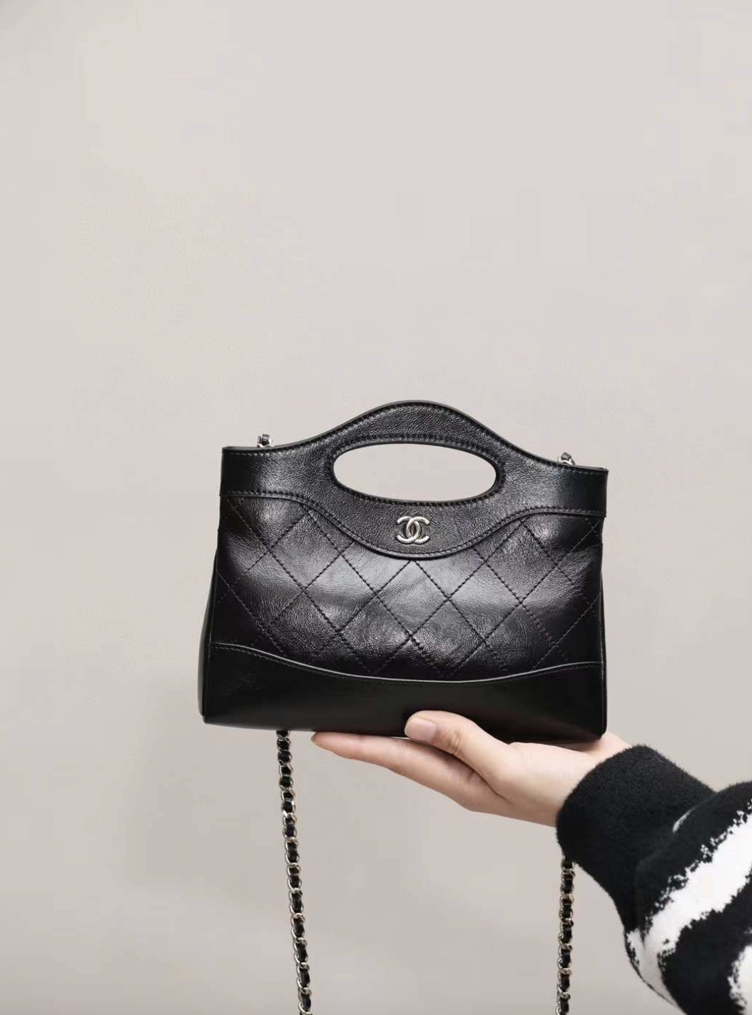 CHANEL 24C 31 NANO 經典中古側背包