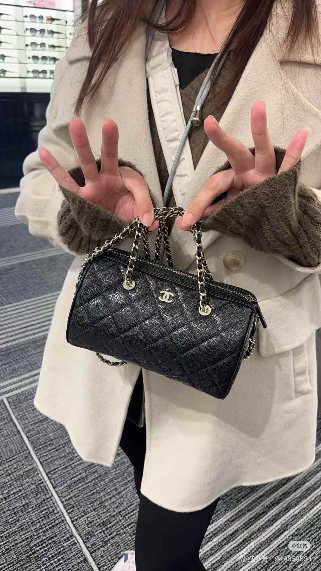 CHANEL 25P 鏈條保齡球包