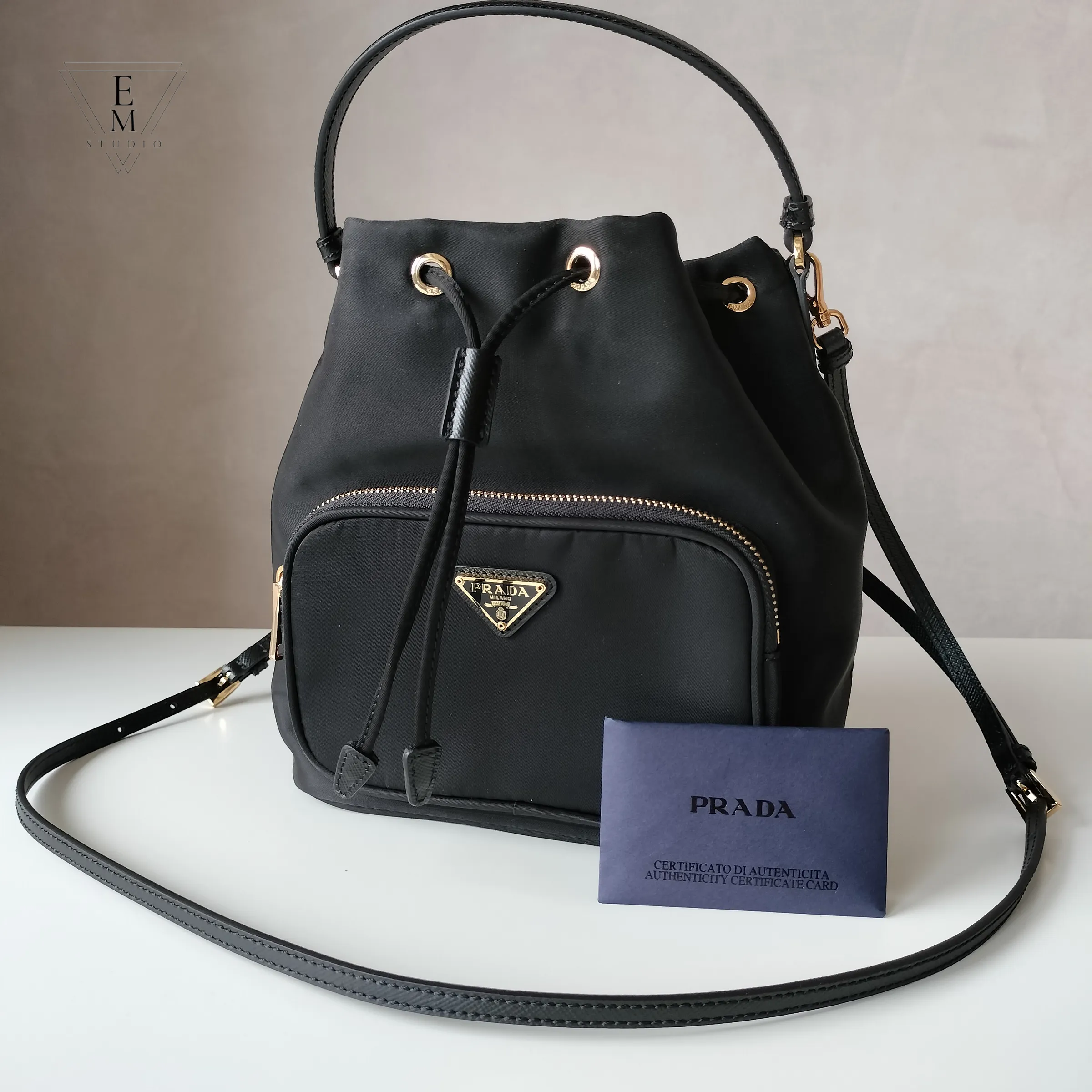 PRADA DUET RE-NYLON 再生尼龍水桶包