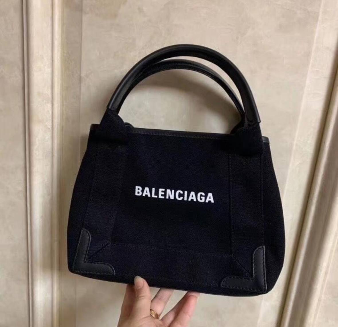 BALENC_GAGA 巴黎世家 經典NAVY CABAS帆布二用包 - 現貨 24H 寄出
