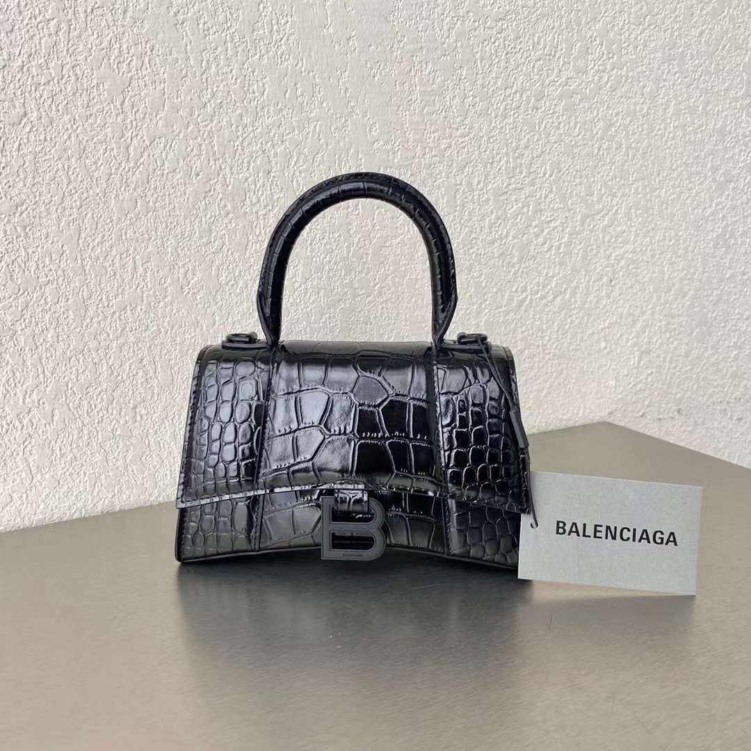 BALEN_GAGA HOURGLASS 鱷魚紋沙漏包 XS/S