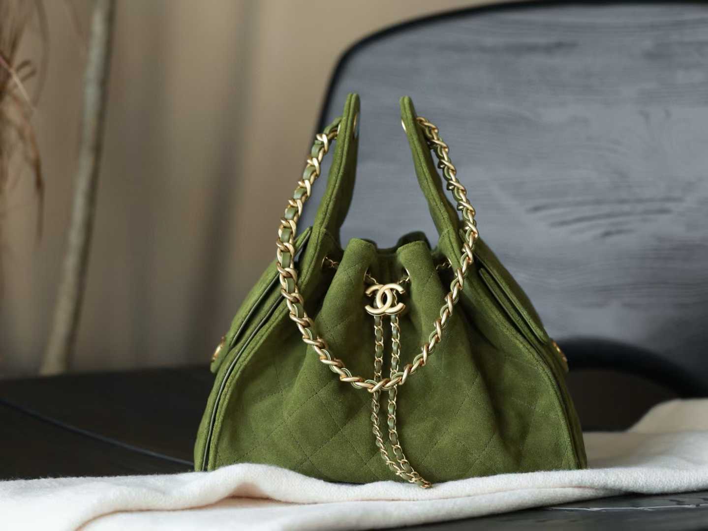 CHAMEL 25bag 嬉皮包 Hobo 抹茶綠