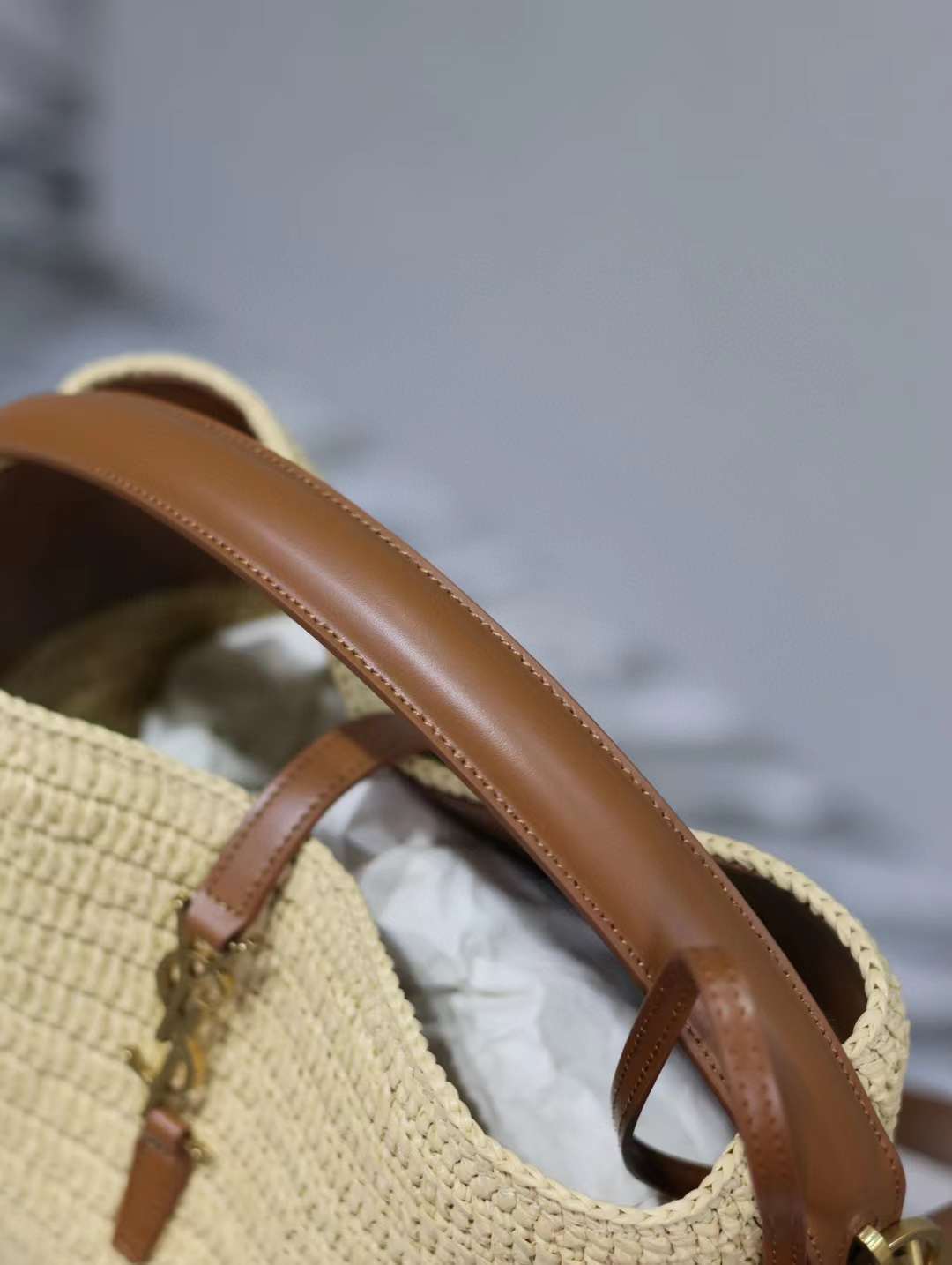 Y*L LE5A7 編織水桶包 (兩色)