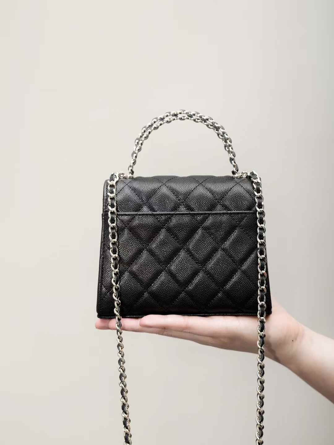 CHANEL 25S kelly 手柄包(黑)