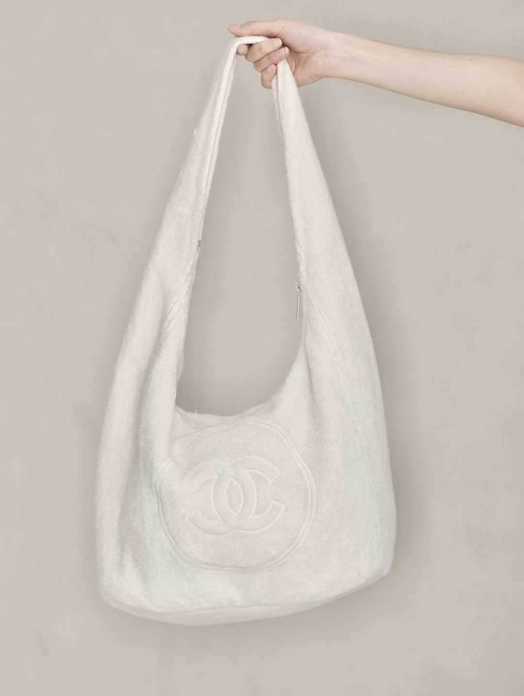 CHANEL 25M coco baech hobo沙灘包三件套 附毛巾&子母袋 (三色)