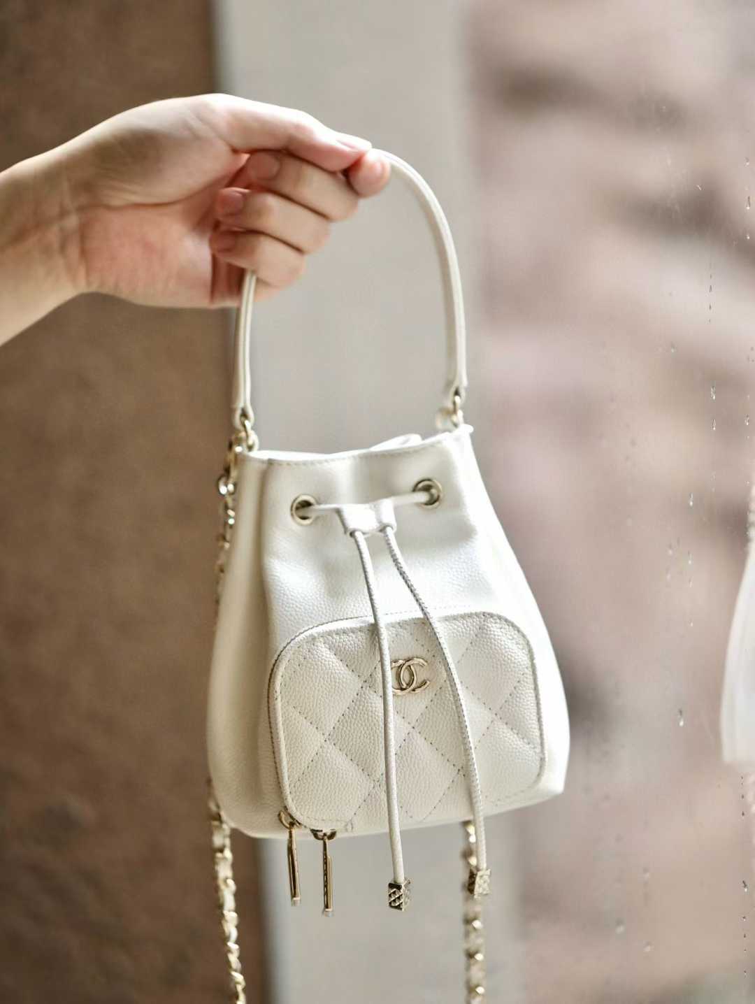 CHANEL 25B mini鏈條抽繩水桶包 福袋包 (五色)