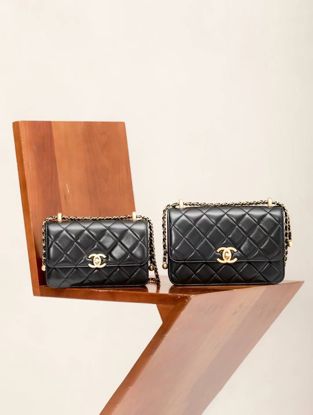 CHANEL 25 最新款 雙金球 雙金珠CF 口蓋包