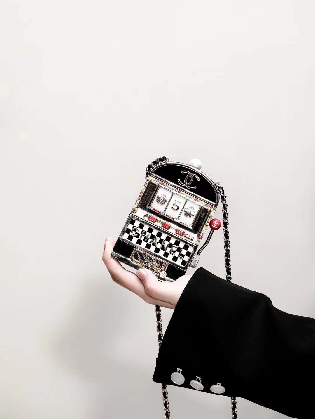 CHANEL 走秀款 拉霸機老虎機鏈條包